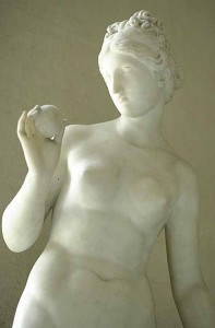 Aphrodite Vénus) à la pomme